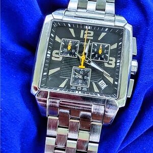 Tissot Quadrato Swiss Chrono 40mm Mens Watch